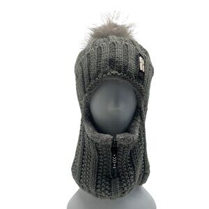 G-Stone Unisex Gray Knit Winter Balaclava
